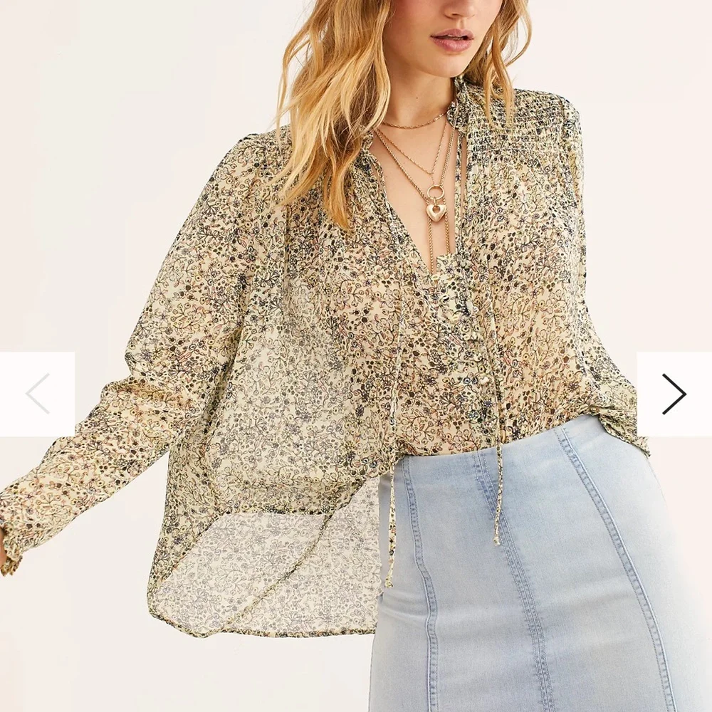 Free People Modern Femme Denim Mini Skirt - Picture 3 of 5